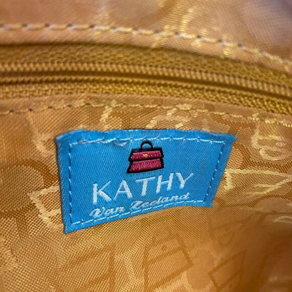 Kathy Van Zeeland Brown Bronze Embellished Large Shoulder Tote - Picture 10 of 16